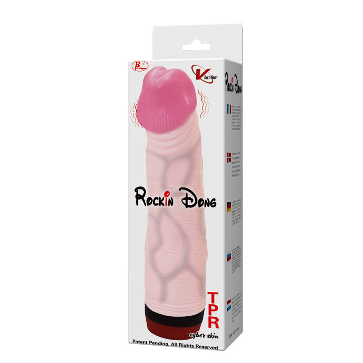 Consolador Realista Rockin Dong - Vibraciones Potentes y Diseño Esculpido a Mano