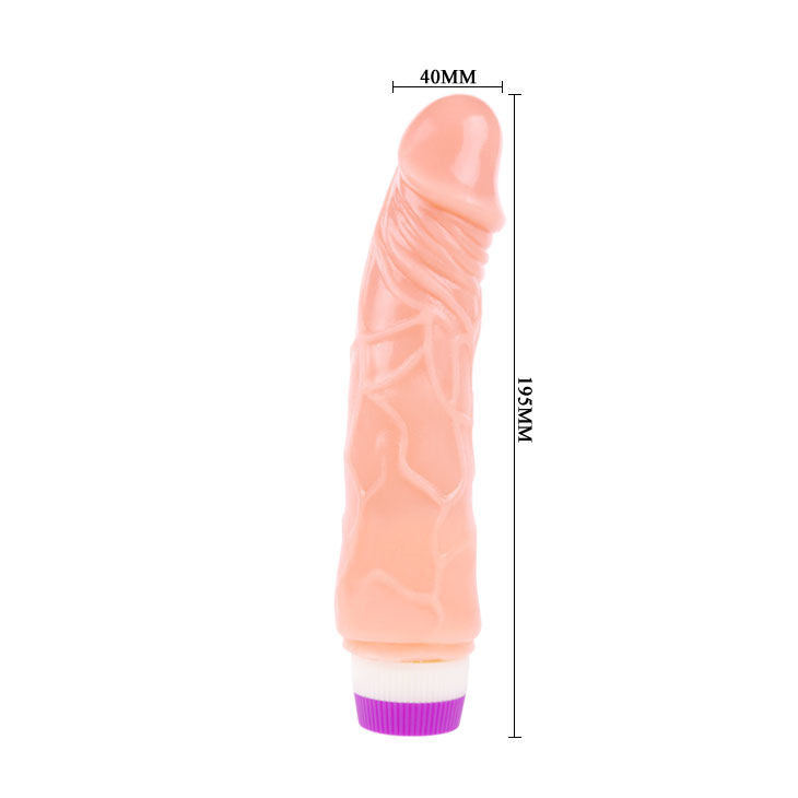 Vibrador Linex de Gelatina con Tacto Suave y Velocidad Ajustable - 19.5 x 4 cm