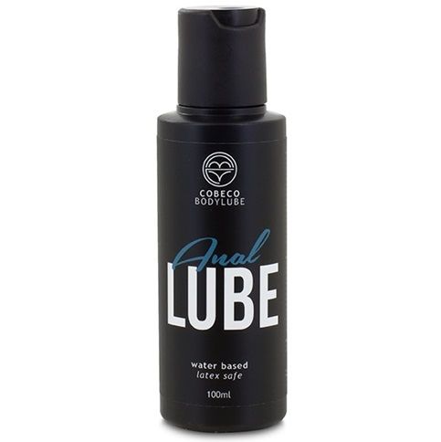 Lubricante Íntimo CBL Cobeco Anal Lube Base Agua - 100 ml | Hidratación y Placer Natural para Uso Anal - Compatible con Preservativos de Látex