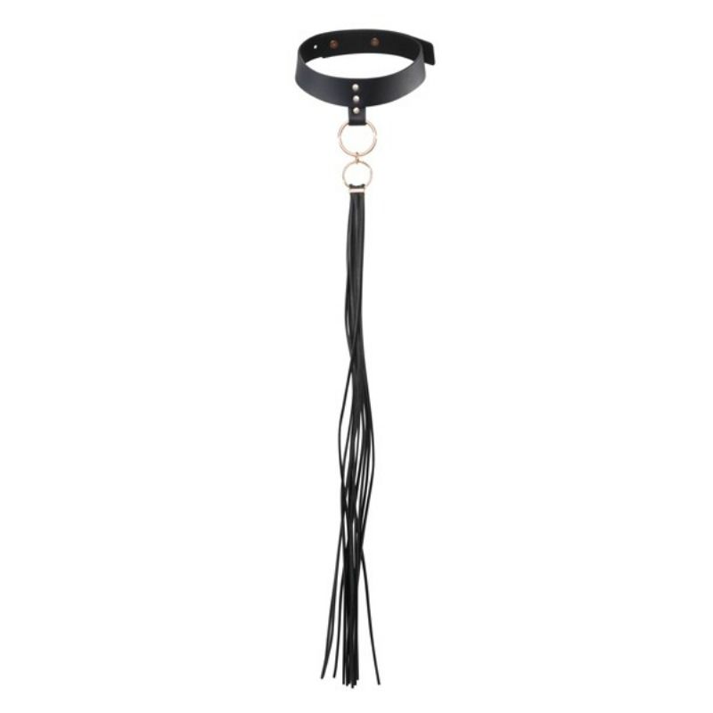 Collar de Flecos Maze: Elegancia Vegana y Sensual para tus Fiestas y Juegos Bondage