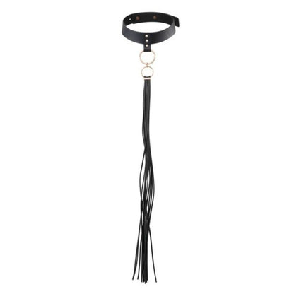 Collar de Flecos Maze: Elegancia Vegana y Sensual para tus Fiestas y Juegos Bondage