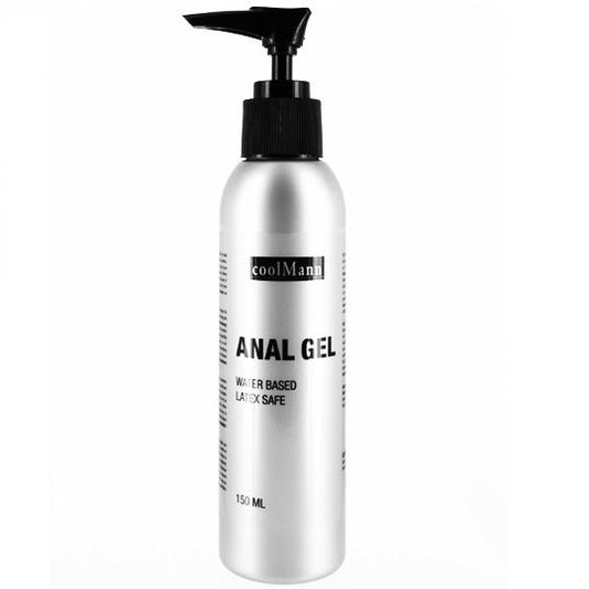 Lubricante Íntimo CoolMann Anal Gel - Textura Espesa para Placer Natural y Comodidad en Relaciones Anales, Compatible con Preservativos de Látex - 150ml