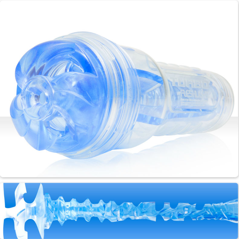 Masturbador Fleshlight Turbo Thrust Blue Ice - Experiencia Realista Mejorada
