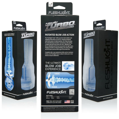 Masturbador Fleshlight Turbo Thrust Blue Ice - Experiencia Realista Mejorada