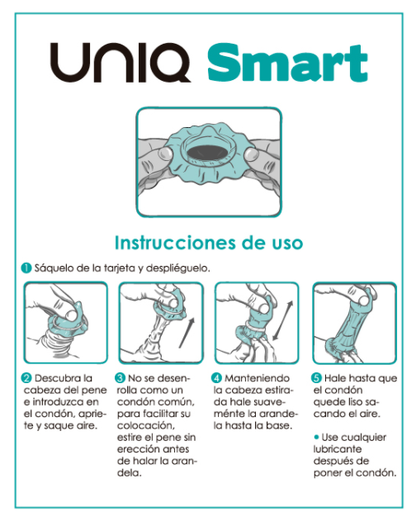 UNIQ - Preservativos Sin Látex Pre-Erección 3 Unidades, Comodidad y Sensibilidad