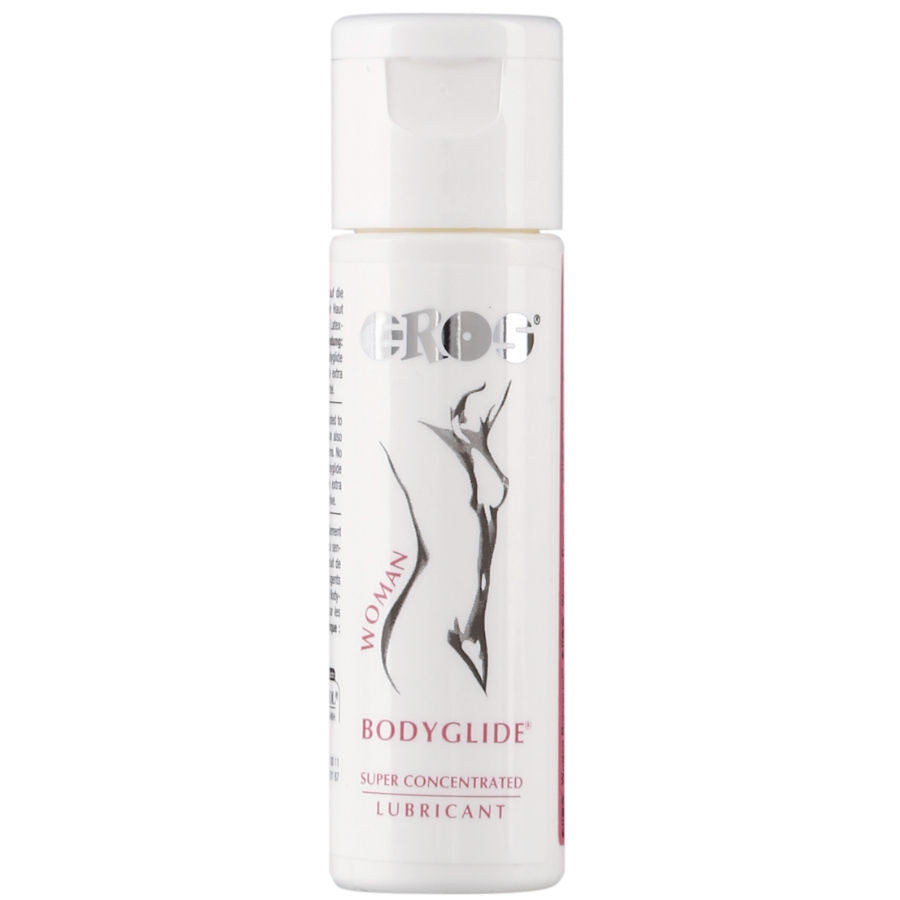 Eros Bodyglide Superconcentrated Lubricante para Mujeres, Silicona Premium, Dermatológicamente Probado, Compatible con Condones de Látex, 30 ml.