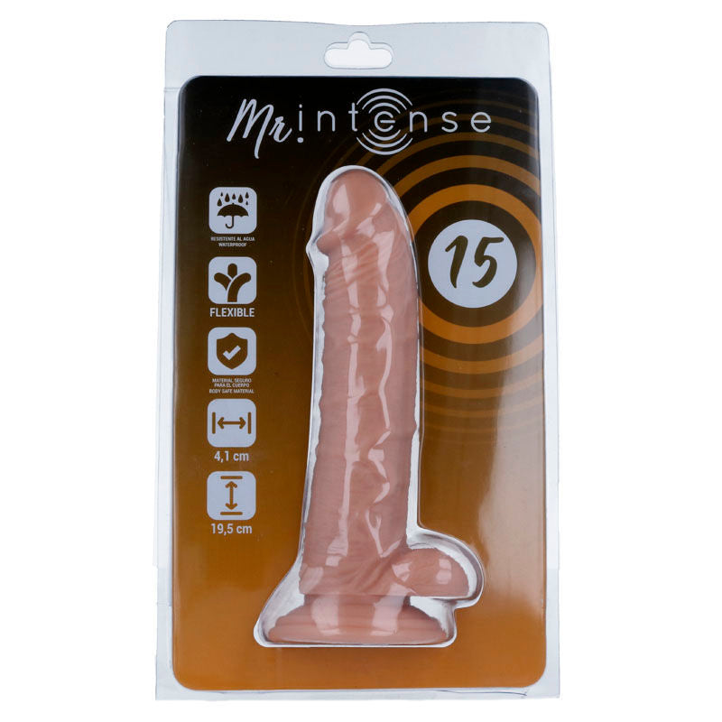 Consolador Realista MR INTENSE 19.5 cm x 4.1 cm - Placer Natural y Potente