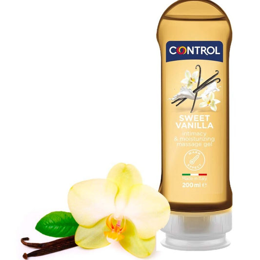 Gel Masaje y Placer 2 en 1 Control Madagascar Sweetness 200 ml - Relajación y Sensualidad