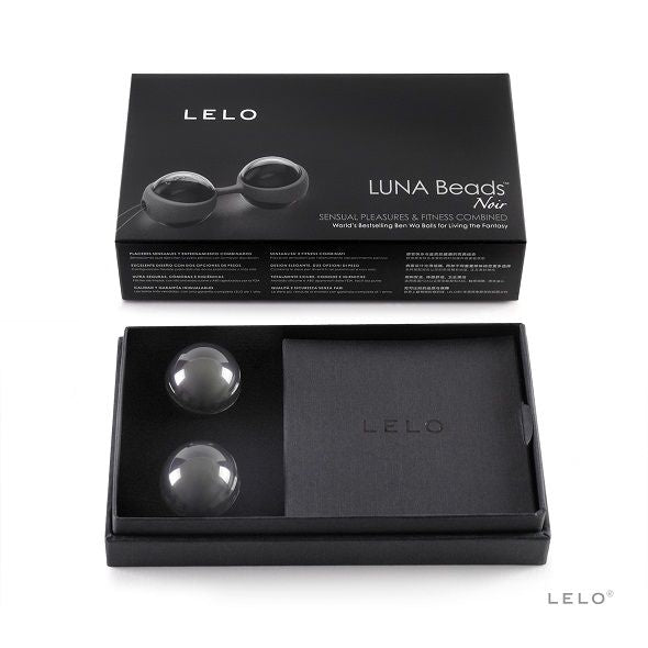 Bolas Kegel Luna Beads Noir de LELO - Fortalece tu Suelo Pélvico de Forma Elegante y Discreta