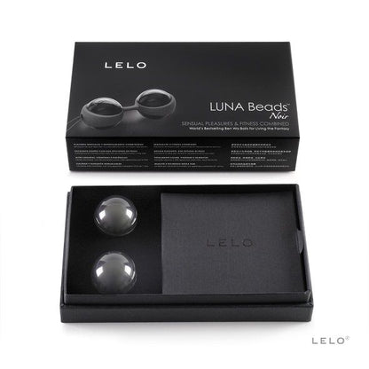 Bolas Kegel Luna Beads Noir de LELO - Fortalece tu Suelo Pélvico de Forma Elegante y Discreta