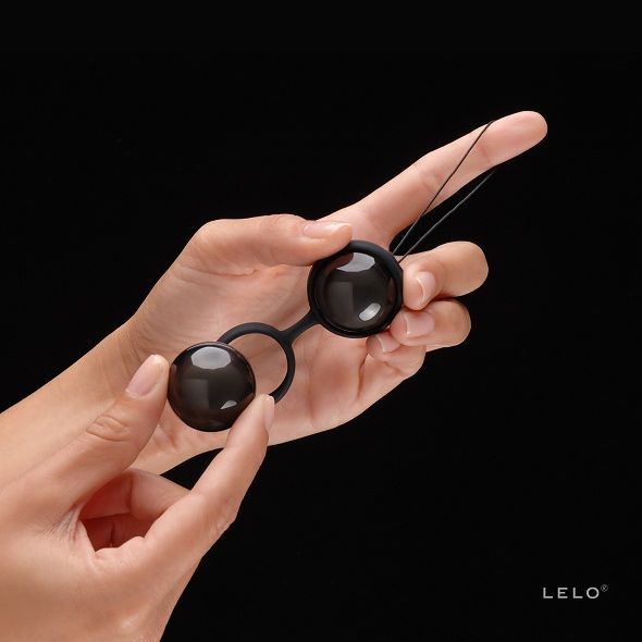Bolas Kegel Luna Beads Noir de LELO - Fortalece tu Suelo Pélvico de Forma Elegante y Discreta