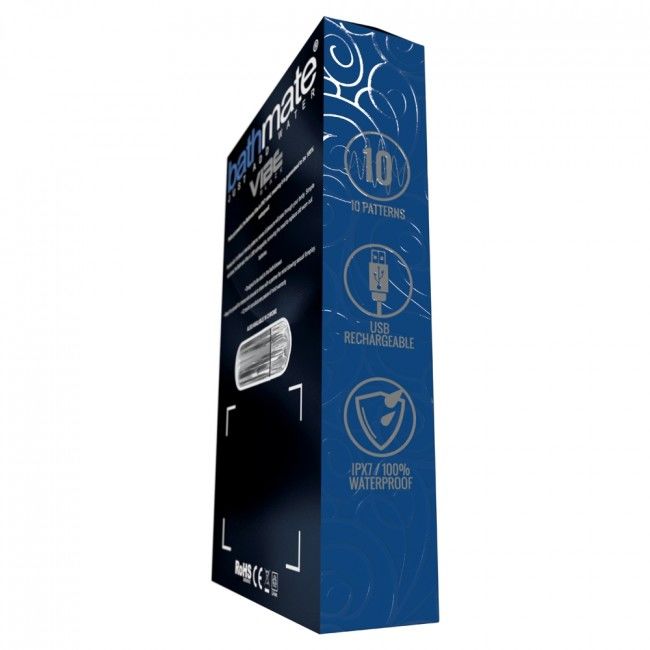 Experimenta Placer Intenso con Vibraciones y Hidroterapia - Bala Vibradora USB Recargable con 10 Patrones para Orgasmos en Cualquier Lugar