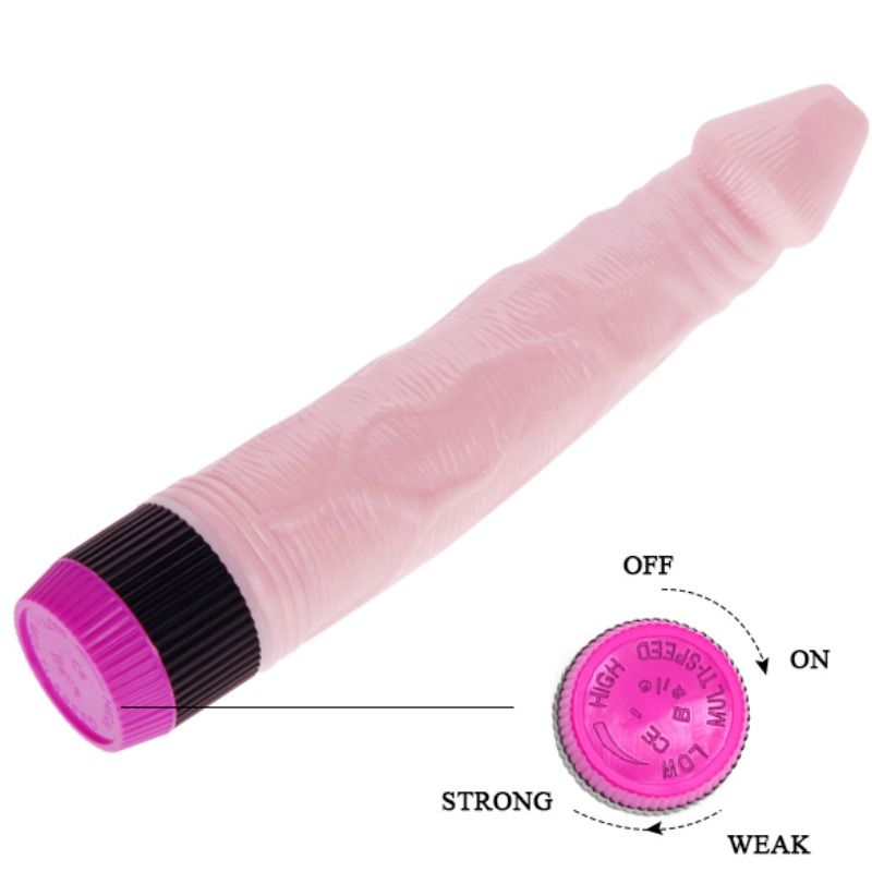 Vibrador Realístico de Textura Suave y Potente Vibración con Control de Intensidad