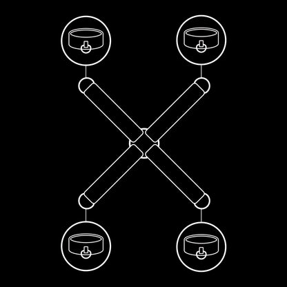 FETISH SUBMISSIVE - UNIÓN ESPOSAS CUERO VEGANO