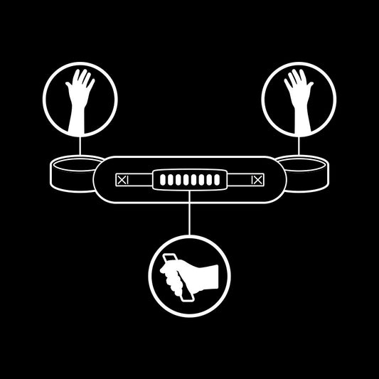 FETISH SUBMISSIVE - ESPOSAS CON TIRADOR CON FORRO DE NOPRENO