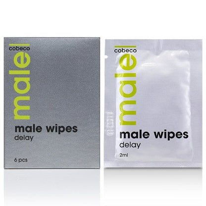 Toallitas Retardantes MALE Cobeco: Placer Prolongado con Ingredientes Naturales