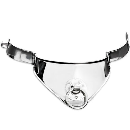 Collar de Restricción con Anilla y Candado de 12.5 cm - Metal Hard