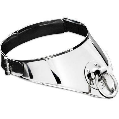 Collar de Restricción con Anilla y Candado de 12.5 cm - Metal Hard