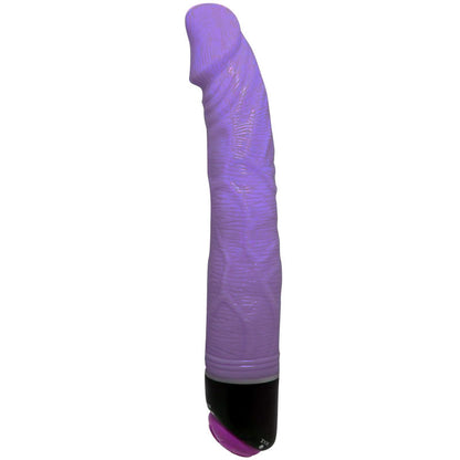 "Descubre el Placer Inigualable: Vibrador Realístico Lila de Suave Textura y Potentes Vibraciones"