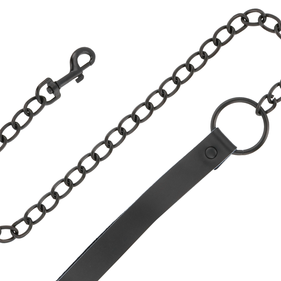 Collar con Cadena Negra DARKNESS - Elegancia y Estilo Gótico