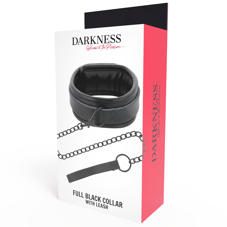 Collar con Cadena Negra DARKNESS - Elegancia y Estilo Gótico