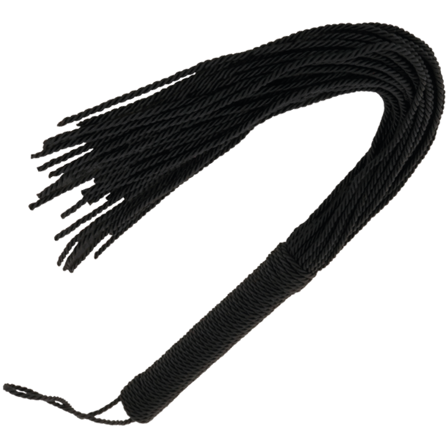 Látigo de Bondage Negro de 50 cm - DARKNESS Sensual y Elegante