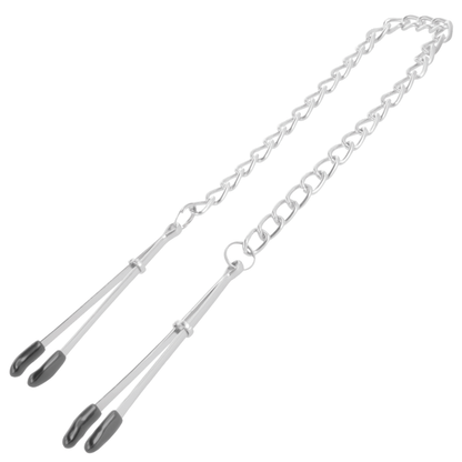 Pinzas Ajustables para Pezones de Metal - Darkness: Sensaciones Intensas y Comodidad