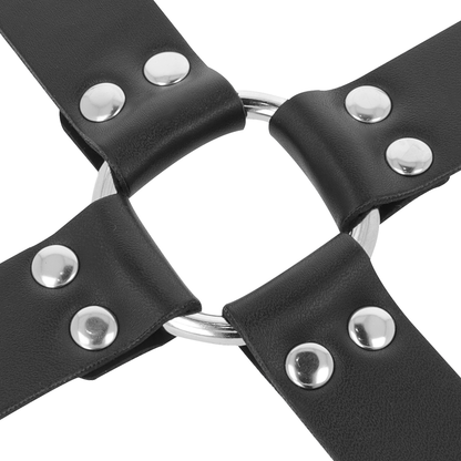 Esposas de Cuero Negras para Pies y Manos - DARKNESS