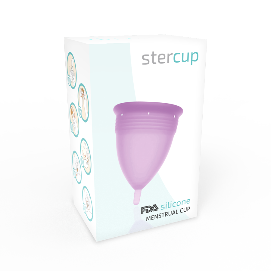 Copa Menstrual de Silicona Lila Talla L - Aprobada por FDA | Stercup