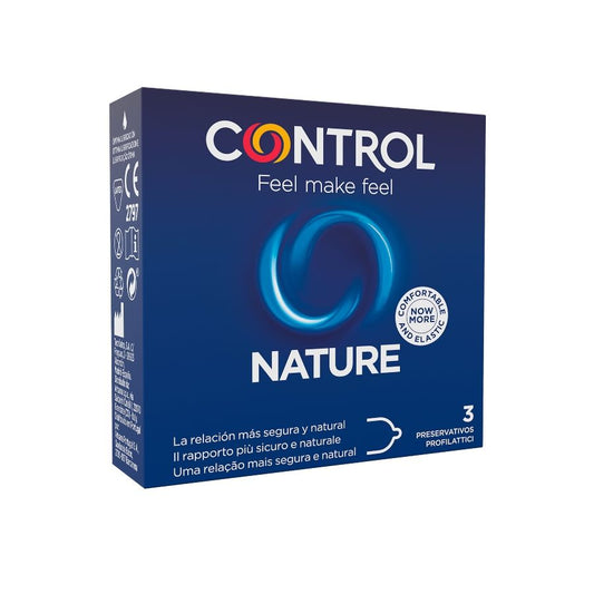 Preservativos de Látex Natural Transparentes con Lubricante - 3 Ud.