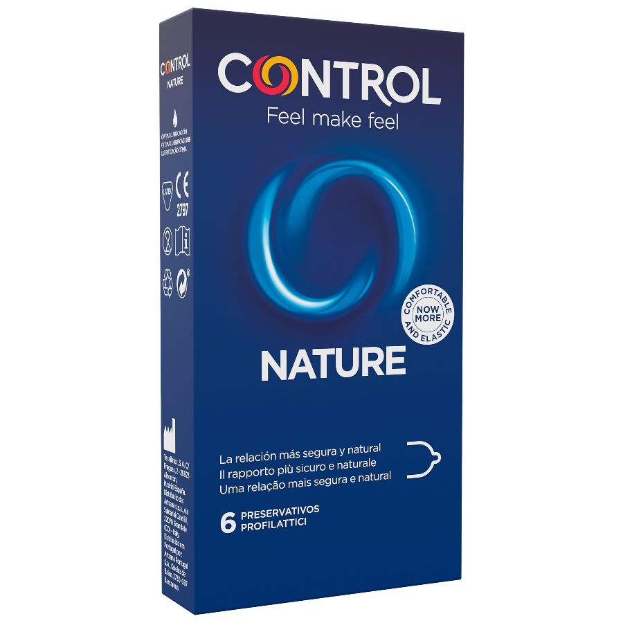 Preservativos Naturales Adapta Nature - Pack de 6 Unidades Control