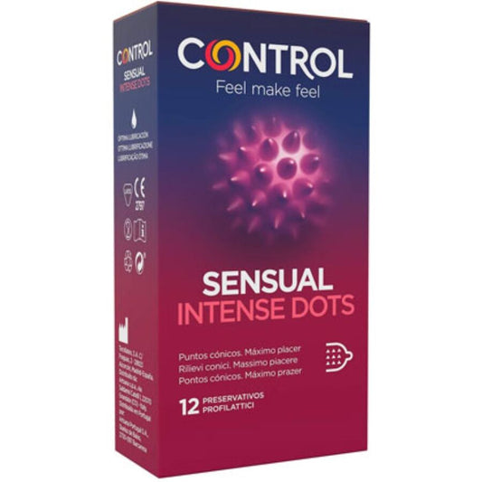 Preservativos Control Spike con Puntos Cónicos - 12 Unidades