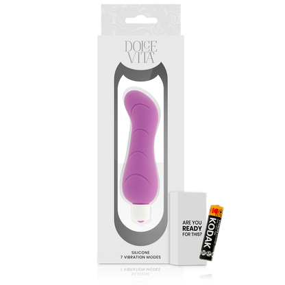 Vibrador de Punto G de Silicona Lila - Dolce Vita