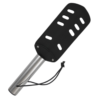 Pala de Cuero y Metal con Agujeros - Metal Hard Original