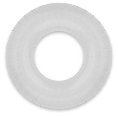 POWERING- SUPER FLEXIBLE Y RESISTENTE ANILLO PENE  4.5CM PR07 CLEAR