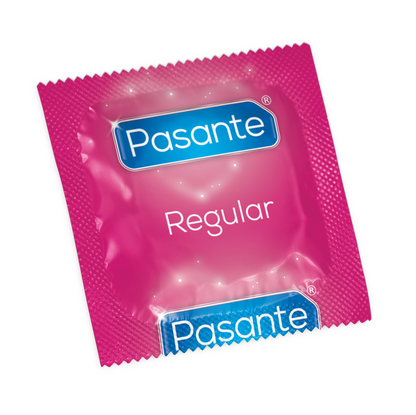 Condones Pasante Regular: Sensación Natural y Protección Confiable, Sin Ingredientes de Origen Animal - Pack de 12