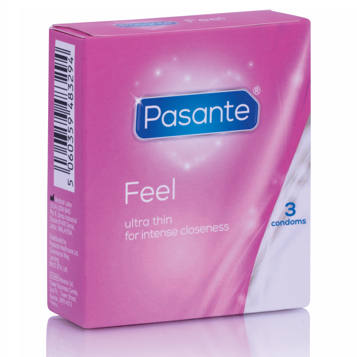 Condones Pasante Sensitive Ultrafino - Pack de 3 Unidades