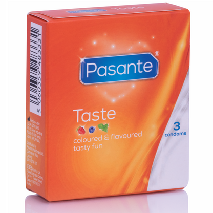 Preservativos Pasante de Sabores - Pack de 3 Unidades