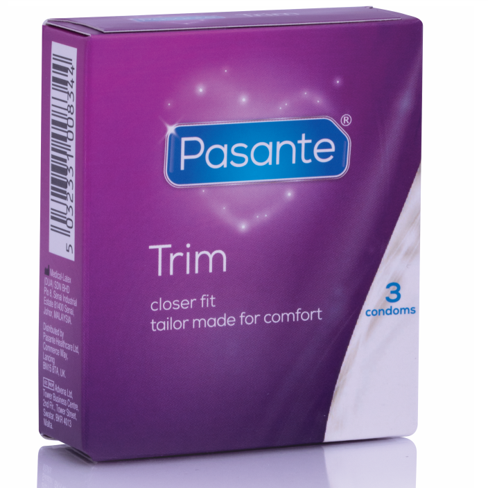 Preservativos Ultra Finos Pasante Trim - Pack de 3 Unidades