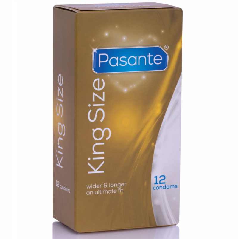 Condones King Size: Mayor Comodidad y Ajuste Natural - Pack de 12 Sin Espermicida, Veganos y Marcados CE