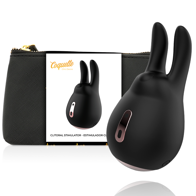 Ears Clitorial de Coquette Chic Desire®: Vibrador Recargable con 10 Potentes Patrones para Estimulación del Clítoris.
