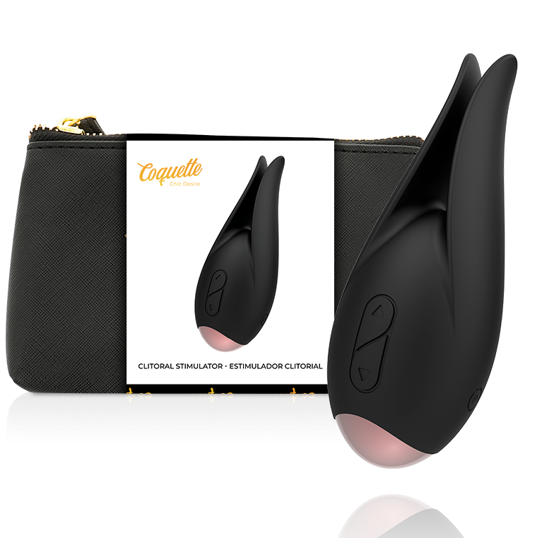 Estimulador Clitorial Coquette Chic Desire®: Vibrador de Clítoris Recargable y Silicona Suave con 10 Patrones de Vibración