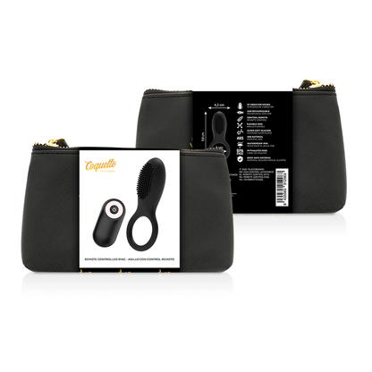 Anillo Vibrador Coquette Chic Desire: Potencia y Placer Elegante para Parejas