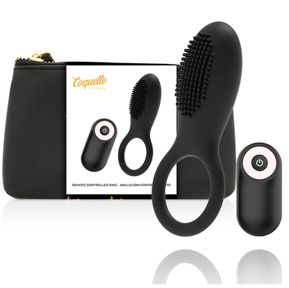 Anillo Vibrador Coquette Chic Desire: Potencia y Placer Elegante para Parejas