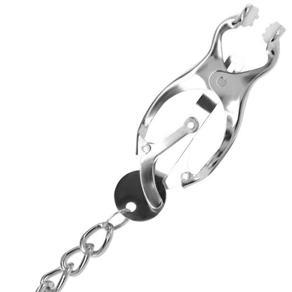 Abrazaderas de Metal para Pezones con Cadena - DARKNESS Sensual Accesorio