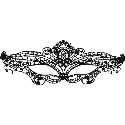 Antifaz de Encaje Negro Coquette Chic Desire - Elegancia y Seducción