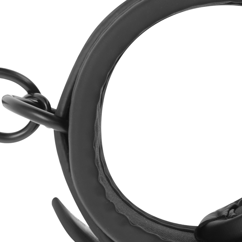 Esposas de Tobillo de Cuero Vegano con Forro de Neopreno - Fetish Submissive