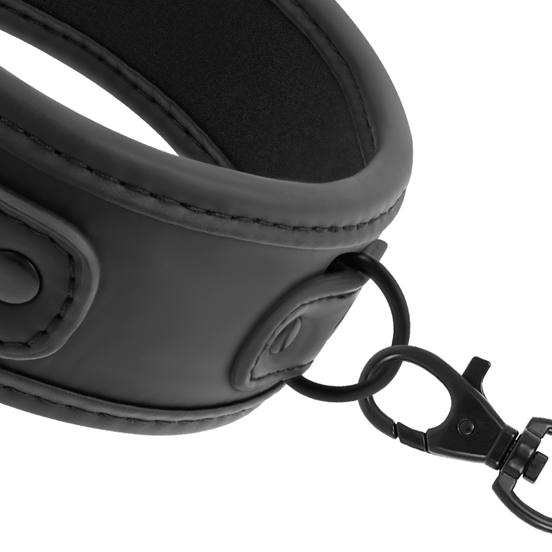 Collar Erótico con Cadena y Forro de Neopreno - Fetish Submissive