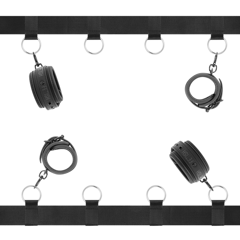 Set de Ataduras de Cama Luxury con Forro de Neopreno - Fetish Submissive