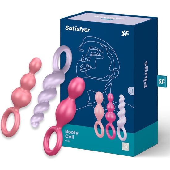 Set de Plugs Anales Satisfyer - Tricolor, 3 Piezas